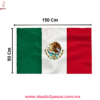 Bandera de México Grande 90x150 cm | Calidad Premium con Escudo y Ojillos - Foto 2