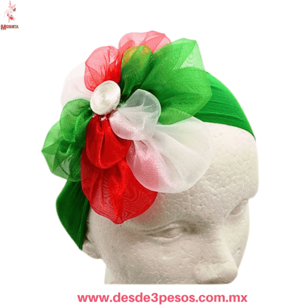 Valerina  Tricolor con Maxi Moño de Organza - Imagen 3