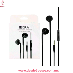 Audífonos De Cable 3.5 mm | Audifonos Deep Bass AUT122