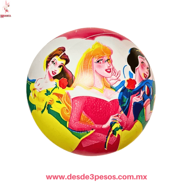 Pelota Inflable decorada de Kuromi Sanrio y Princesas Diseño Kawaii Goth  19 cm - Imagen 2