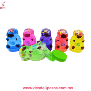 Crystal Mud Caja con 24  Slime Mágico CAPYBARA  Elástico y Brillante – ¡Diversión Sin Fin! 6X4cm. H-1775