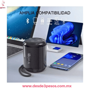 Altavoz Portátil Inalámbrico HIORA, Batería 1500mAh, ¡7 Horas de Música sin Parar! 🎶 BOC062