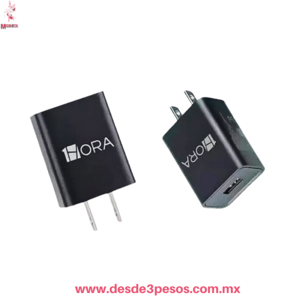 Cargador de Pared USB ORA, Compacto y Potente, 3x3 cm 🔌CAR107