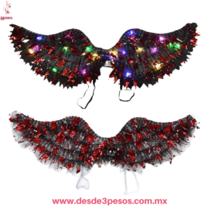 Alas de Ángel/Demonio con Luces LED, 43x22 cm  en colores HX-2701