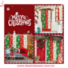 Cortina De Fiesta Metalica NAVIDEÑA CON FLECOS y frase Feliz Navidad 1.88 x 99 cm en varios modelos - Foto 3