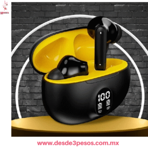 Auriculares Inalámbricos FX® Electrónica Siglo Diseño Ligero, Control Táctil, Carga Tipo C 6 x 5 cm.