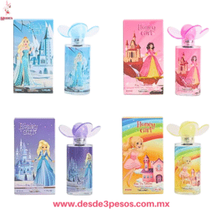 Perfume Infantil Presentacion Princesas Honey Girl 50 ml 4 Aromas Frutales