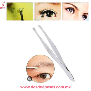 Paquete con 12 pzas Blister Pinza Depilar de Punta. 8.5 cms largo