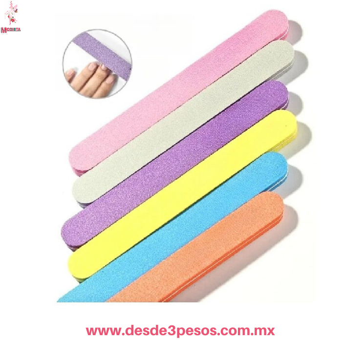 DUO Lima y Pulidora bolsa con 12 pza. en colores 18 x 2 cm AA-1103 - Imagen 2