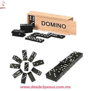 DOMINO de madera, 14x 5 cm