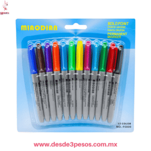 Blister con 12 Plumines en colores diferentes