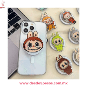 Soporte Anillo Para Celular Labubu 5 x 3.5 cm varios modelos XLE-21