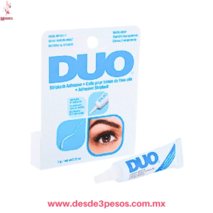 Caja con 12 Pegamentos para Pestañas DUO azul transparente de gotero 9g.