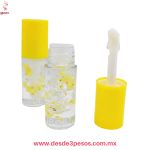 Bálsamo Y Aceite Labial Hidratante FAVOR BEAUTY patitos 7 x 2 cm. Caja con 24 pza precio por 1 pza.