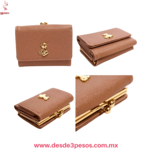 Cartera monedero vinipiel con Divisi½n y Tarjetero 11 x 9 cm en colores