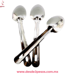 Cuchara de Servicio Peonia metalica Grande de Acero 36cm de largo