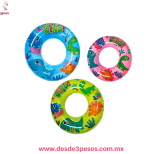Salvavidas Dona Inflable en colores Decoracion Acuatica Diametro 50cm.