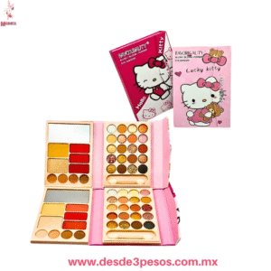 Cartera de Sombras Iluminador y Rubor FAVOR BEAUTY 29 tonos con espejo y aplicador 12 x 8.5 cm.  ES6348