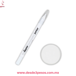 Lapiz de cera color BLANCO de 11.5 cms, gran variedad de tonos e iluminadores, con aceite de ricino y cera de abeja. 0214314