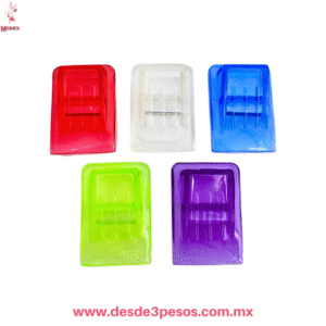 Paquete con 5 Topes para Puerta de plastico en colores 5.5 x 4cm.