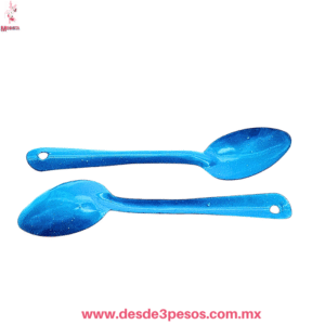 Cuchara Peltre en color Azul del #21