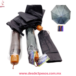 Sombrilla de Bolsillo Decorada con Funda 1 metro con 35 cm Aprox