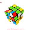 Cubo Rubik colorido con fondo blanco 6.5cm, caja con 6pza. Precio por 1pza. - Foto 2