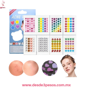 Planilla con 36 Pegatinas para Cubrir Espinillas y  Granos,  en Figuras como foto H097-3