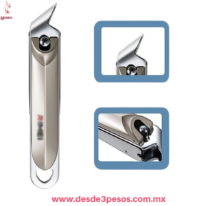 Cortauñas de hoja curva inclinada para uñas gruesas y uñas encarnadas 10 x 1.5 cm caja con 12 pza. precio por 1 pza. VT808