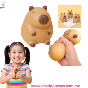 Squishi CAPIBARA 10 X 9 cm. Caja con 12pza. Precio por 1 pza. TT-2996