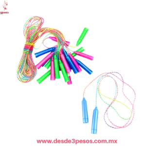 Atado con 10 piezas de Cuerda para Saltar en Plastico Multicolor