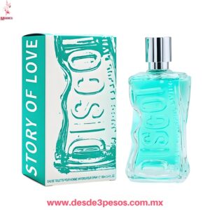 Perfume Story off Love Disco para hombre. 100ml. Verde