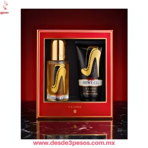 Set de fragancia y crema corporal Missy G.G. 90 y 75 ml.