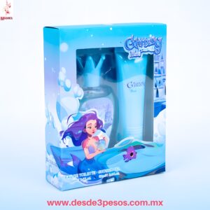Set Perfume y Crema para Niña Princesa Sirenita 50 ml. VL8036-5