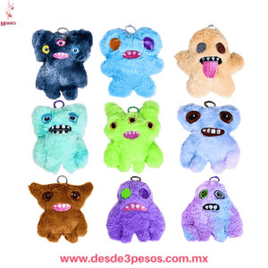 Peluche Llaveros Fuggler Ugly Monster 7 x 6 cm. Aprox  varios modelos 251-56
