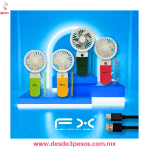 Mini Ventilador Manuable FX cargador USB 17 X 9 cm FS-6644