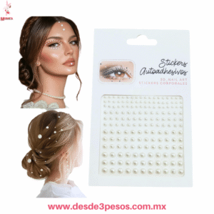 Planillas con 132  Perlas Cromadas c/u  en diferentes Tamaños 19 x 12 cm MC23-P07