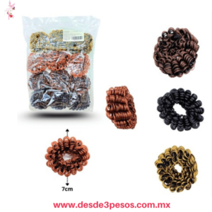 Dona Ondulada Mediana hecha de Cabello Sintetico 8 cm F-51