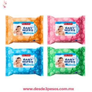 Bolsa con 25 Toallitas Hùmedas para Bebe BABY WIPES