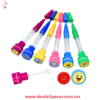 Bolígrafo 4 En 1 Pluma Con Sello Luz Burbujas Kawaii  Caja con 24 pza. precio por 1 pza. YON-8 16 cm alto - Foto 3