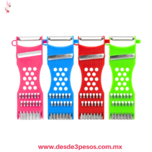 Paquete con  10 Pelador Doble 5 en 1 en varios colores