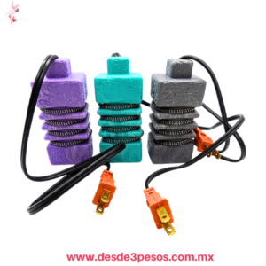 Calentador de plastico para agua en colores 12 x 5cm.