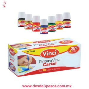 Pintura Cartel Vinci 25ml. En varios colores