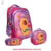 Trio Escolar de Mochila con Luz Led, Lonchera y lapicera de Personajes, 34 x 43, lonchera 26 x 24 y Lapicera 13 x 24 cm 163-6 - Foto 2