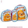 Trio Escolar de Mochila con Luz Led, Lonchera y lapicera de Personajes, 34 x 43, lonchera 26 x 24 y Lapicera 13 x 24 cm 163-6 - Foto 5