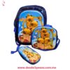 Trio Escolar de Mochila con Luz Led,  Lonchera y lapicera de Personajes, 34 x 43, lonchera 26 x 24 y Lapicera 13 x 24 cm 222 - Foto 5
