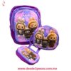 Trio Escolar de Mochila con Luz Led,  Lonchera y lapicera de Personajes, 34 x 43, lonchera 26 x 24 y Lapicera 13 x 24 cm 222 - Foto 6