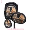 Trio Escolar de Mochila con Luz Led,  Lonchera y lapicera de Personajes, 34 x 43, lonchera 26 x 24 y Lapicera 13 x 24 cm 222 - Foto 9