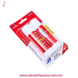 Paquete doble de pegamento en barra del modelo 10714 23g. 10 x 3.5 cm