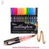 Juego de 12 Marcadores con tinta pigmentada metálica que crea un trazo brillante 12 Tonos 14 cm. De alto - Foto 1